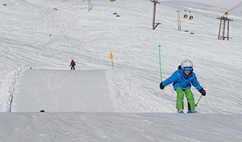 allestimento pista da sci snowboard The Cave - Carosello3000_4