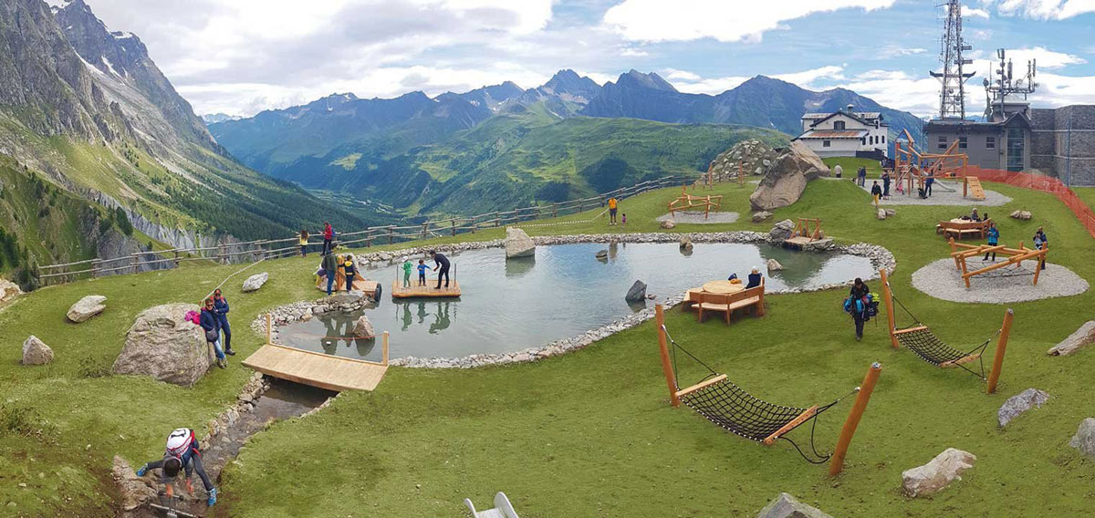 Skyway for Kids - Playground on Mont Blanc